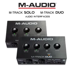 Mikrofone Maudio Mtrack Duo/Solo 2 in 2 Out Audio Interface Aufnahme der Soundkarten -Aufnahme -Arrangeur -Mischung