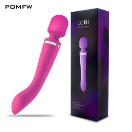 20 Geschwindigkeiten leistungsstarke Dildos AV Vibrator Magic Zauberstab Sexspielzeug für Frauen Erwachsener Klitoris Stimulator Intime Waren Erwachsene 240403