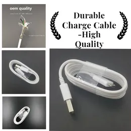 1m 3ft Micro V8 USB -Kabel Typ C Ladungskabel Daten Ladekabel Kordellinie mit Einzelhandelsbox für Samsung S6 S7 S8 S10 S21 Mobiles Android -Telefon mit Einzelhandelspaket