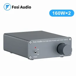 Wzmacniacz FOSI Audio TDA7498E 2 kanałowy dźwięk mocy wzmacniacz Audio Odbiornik Mini HiFi Amp Głośniki 160W x 2 Amplifificador