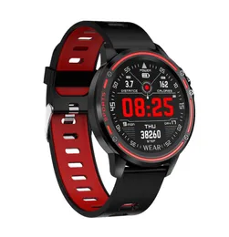 L8 Smart Watch Men IP68 EKG PPG ile Su Geçirmez Akıllı Saati Kan Basıncı Kalp Hızı Spor Fitness Smartwatch5365656
