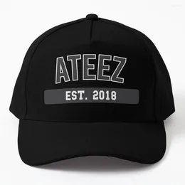 Ball Caps Kpop College - Ateez Merch for Fan Regal di berretto da baseball Cappello soffice Cappello Natale Vintage Women Men's