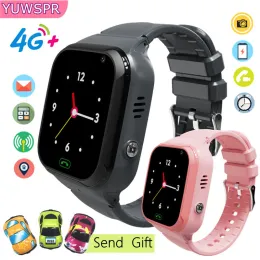 Watches 4G Kids Smart Watches Tracker Phone Waterproof Realtime Location Camera Video Call SOS LBS WiFi Sim Card Network Gift LT36