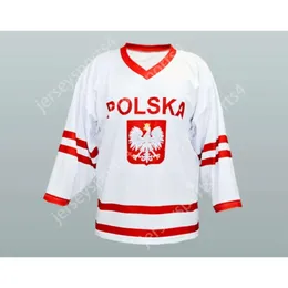 GDSIR مخصص Wieslaw Jobczyk Team Polska Poland Hockey Jersey جديد ED S-M-L-XL-XXL-3XL-4XL-5XL-6XL
