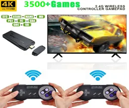 M8 TV 비디오 4K HD 게임 콘솔 24G 무선 컨트롤러 게임 패드 그리운 호스트 Bulit3500 클래식 스틱 8 비트 미니 레트로 gam2148398
