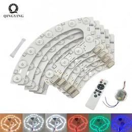 Dual CCT+RGB Dimmable LED Module with 18W 36W 60W 3000K 4500K 6500K RGB Color Light Source, Used for Music Chandeliers