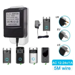 DOORBELLS 1PCS EU UK US Plug Power Adapter 220V240V用WiFiスマートビデオドアベルカメラビデオドアベルリング18V ACトランス充電器