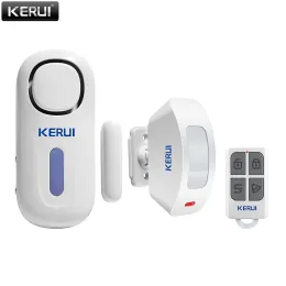 Detector KERUI Smart Home Security Protection Alarm Door Window Sensor Wireless Detector With Remote Control For Home Office Shop Store