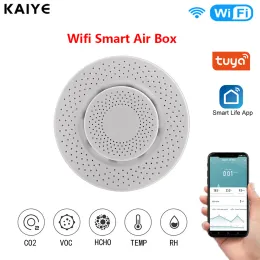 Intercom Tuya Smart Air Box Digital CO2/HCHO/Детектор VOC Формальдегид углекислый диоксид.