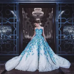 Платья фантастические аппликационные вышивки свадебные платья элегантные милые жемчужины из бисера.