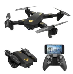 XS809HW Aircraft Quadcopter WiFi FPV 24G 4CH 6 Asse Asse Funzione RC Drone RC con droni fotocamera HD da 720p 2mp RC pieghevole4061871