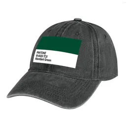 Boinas Pantone 18-6026 TCX abundante chapéu de cowboy verde Cap homem pescando snapback masculino feminino