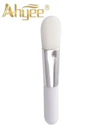 1pc pro pure white small white foundation quality brush cosmetics beauty straight synthetic hair for mask mud woman4273582