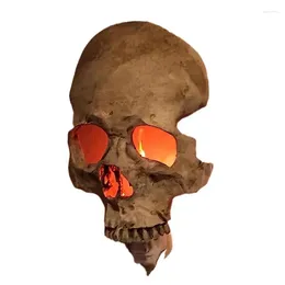 Luzes noturnas Halloween Skull Light Horror Lamp Gothic Skeleton Plug na parede decorativa dos EUA Durável