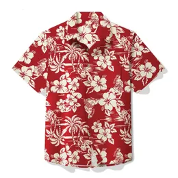 Hawaiian Shirt For MenWomen Unisex Beach Shirts Summer TShirt Streetwear Short Sleeve Oversized 240323