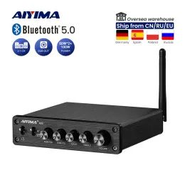 アンプAIYIMA TPA3116サブウーファーBluetooth Amplifier HIFI TPA3116D2 2.1デジタルオーディオパワーアンプ50WX2+100WサウンドアンプフィギュアドールA03