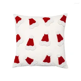 枕45cmシングルサイドニットクリスマスハットケース枕カバーのソファ枕の装飾カバー