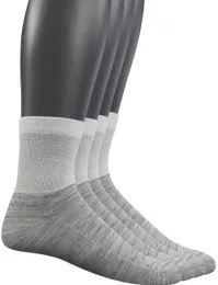 Mens 4 Pairs Bamboo Diabetic Ankle Socks with Seamless Toe And Cushion SoleL SizeSocks Size 10-13 240321