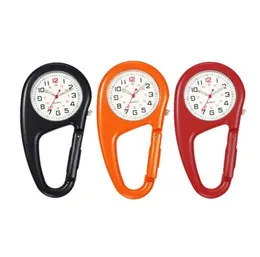 CARABINER CLIP Pocket Watch for Nurse FOB Medical Sports Watches Vine Clock Mountaineering Sports Equipment Drop7654740