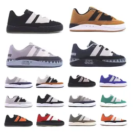 2024 Adimatik İnsan Yapımı Düşük Tasarımcı Skate Ayakkabıları Jamal Smith Mahalle Siyah Gri Toz Yeşil Çekirdek Kristal Beyaz Erkekler Kadınlar Spor Düşük Saborlar 36-45