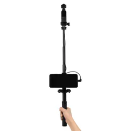 Monopods 7in1 kamera selfie stick stativhållare adapter med 1 m datalinkabel för dji osmo pocket /dji pocket 2 gimbal accessoarer