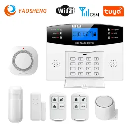 Zestawy System alarmowy Bezprzewodowe GSM z automatyzacją Intercom Pilot Control Autodial iOS Android Smart Home Alarm Kit