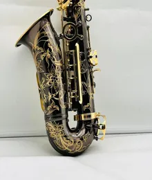 YAS875EX Alto Saxophone EB Tuner Black Nickel Gold Gold Body Body Professional Woodwind مع إكسسوارات الحالة 9425768