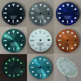 Kits Sunray Dial NH35 Luminous S Dial 29mm White Blue Black Green Dial Modified Watch Accessories