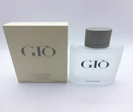 Berömd parfym doft för man Gio Pour Homme Men Eau de toilette Parfum Spray 100 ml 34Floz Fast Ship8851948