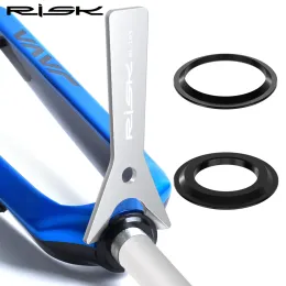 Tools RISK Bike Headset Base Spacer Wrench Bicycle Headset Crown Race Removal Tool 11/2" Taper Fork and 11/8" 28.6mm Straight Fork