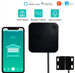 Controle Tuya Smart WiFi Gate Remote Control Smart Home Universal Garage Door Remote Voice Control Smart Life App via Alexa Google Home