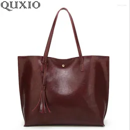 Shoulder Bags 2024 8 Color Female Bag Tot Oil Wax Leather Retro Totes Shopping High Quality Dames Bolsa CZ270