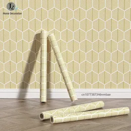 Wallpaper Geometrische Hexagon Wallpaper Peel und Stick entfernbare selbstklebende Filmregalpapierschubladen Liner Roll