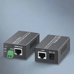Anpwoo 1PCS Ethernet IP Extender Over COAX HD Network Zestaw EOC Koncentracja kabli Extender do zabezpieczeń CCTV Kamery koncentryczne kablowe Zestaw sieciowy
