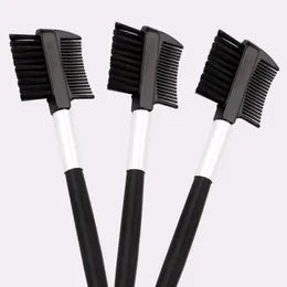 Double Head Eyebrow Comb Brow Lash Brush Eye Multifunktion Makeup Eyelash Grooming Fiber Eyebrown Brush Maquiagem