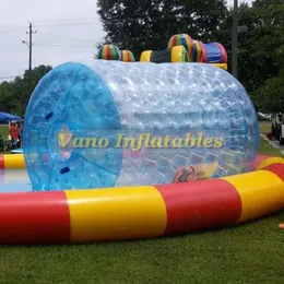 Vattenrulle Zorbing Water Playhouse Swings Tube Rolling Ball Stora mänskliga hamsterhjul Uppblåsbara leksaker 2,4 m 2,6 m 3 m med porto