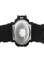 Smael Yellow Sport Orologi Dual Time LED Digital Watch Quartz Analogdigital1436 Men039s Orologi da polso militari Orologi Digi4089225