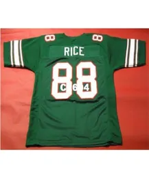 2604 Mississippi Valley State Delta Devils 88 Jerry Rice Custom Commine Jersey Size S4XL أو مخصص أي اسم أو رقم Jersey9108025