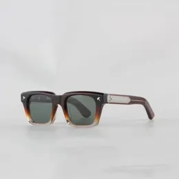 Quentin JMM Okulary przeciwsłoneczne dla mężczyzn ręcznie robione oryginalne luksusowe szklanki marki kwadratowe octan okulary kobiety na zewnątrz UV400 okulary 240326