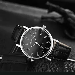 Manufacturer's direct supply of quartz gift watches wholesale men's watches, simple watch belts, cheap men's watches