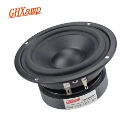 スピーカーピュアミッドレンジスピーカーユニットHIFI 4インチ115mm 80WアルトスピーカーミッドユニットラバーサイドマットコーティングペーパーDIY 1pcs