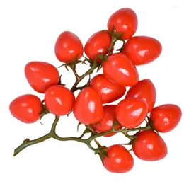 Party Decoration Simulated Small Tomatoes Home Fake Fruit Prop Decor Lifelike Cherry Simulation Foam Supplies