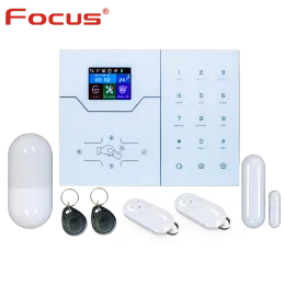 Комплекты Focus havgw французское текстовое меню Wi -Fi тревоги GSM Smart Home Security Alarm Antitheif Brugrar System Wi -Fi Smart Alarm System