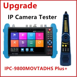 IP -Kamera -Tester IPC9800Movtadhs Plus+ mit POE -Ausgabe IP AHD CVI TVI SDI CVBS -Sicherheitsmonitor