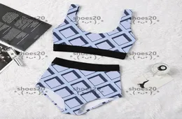 Plaid Quick Dry Bikini Hipster Women Women039s Push Up Designer Swimsuits Outdoor Beach wakacje pływające luksus Swim3351037