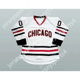 GDSIR Custom Clark Griswold 00 Chicago Alternate Hockey Jersey New ED S-M-L-XL-XXL-3XL-4XL-5XL-6XL