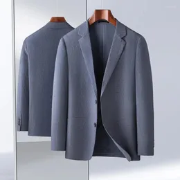 Abiti da uomo di alta qualità e bello tutto abbinato a boutique in tessuto ondulato d'acqua primavera e autunno leisure west cappotto single west