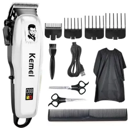 Trimer Electric Hair Clipper Cal taglio tagliata Wireless Men Clipper Professional Clipper Hine Calbiere tagliato Capelli KMPG809A