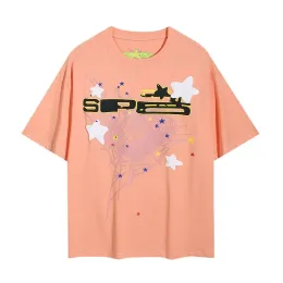 Mens T قمصان Poloshirt قميص Sp5der Spider 555 Womens T-Shirt Fashion Street Clothing Gattern Summer Sports Designer Top European S-XL Brands 681