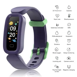 Armbands Children's Smart Watch Fitness Armband Waterproof GPS Tracker Heart Rate Blod Pressure Monitor Sport Smartwatch Gift for Kids